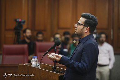 علیرضا ببری داماد محمدعلی نجفی شهردار اسبق تهران در نخستین جلسه دادگاه پرونده قتل میترا استاد