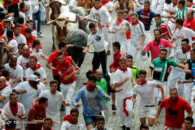 جشنواره San Fermin در پامپلونا، اسپانیا