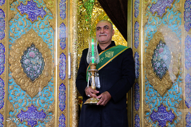 در حاشیه غبارروبی حرم مطهر حضرت احمد بن موسی شاهچراغ (ع) در شیراز