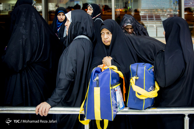 اعزام زائران بیت الله حرام از فرودگاه اصفهان