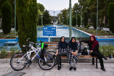 همایش دوچرخه سواری معلولین شهر تهران