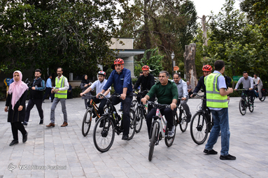 همایش دوچرخه سواری معلولین شهر تهران