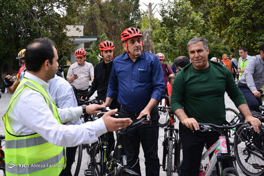 همایش دوچرخه سواری معلولین شهر تهران