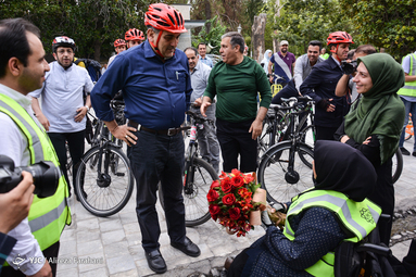 همایش دوچرخه سواری معلولین شهر تهران