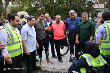 همایش دوچرخه سواری معلولین شهر تهران