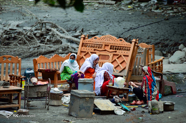 سیل مرگبار در پاکستان