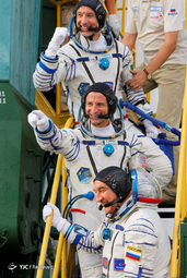 اعزام سه فضانورد به ایستگاه فضایی بین المللی