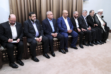 دیدار نایب رئیس دفتر سیاسی حماس با رهبر انقلاب