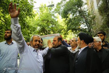 تشییع پیکر شهید مدافع حریم آل الله ابوالفضل سرابیان