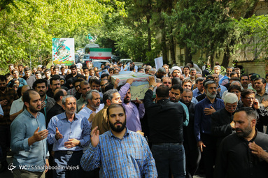 تشییع پیکر شهید مدافع حریم آل الله ابوالفضل سرابیان