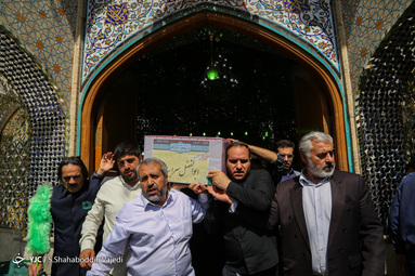 تشییع پیکر شهید مدافع حریم آل الله ابوالفضل سرابیان