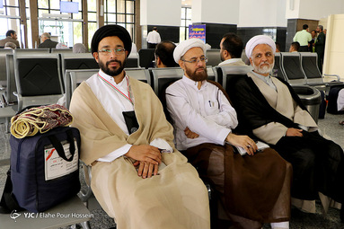 اعزام زائران بیت الله حرام از فرودگاه شیراز