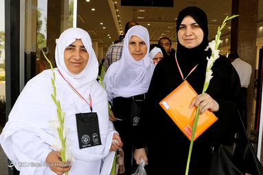 اعزام زائران بیت الله حرام از فرودگاه شیراز