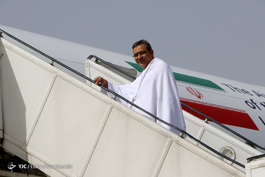 اعزام زائران بیت الله حرام از فرودگاه شیراز