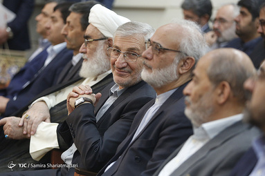 محمد سعیدی کیا رئیس سابق بنیاد مستضعفان در آیین تکریم و معارفه رییس بنیاد مستضعفان