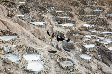 چشمه نمک روستای سرآقاسید