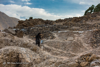 چشمه نمک روستای سرآقاسید