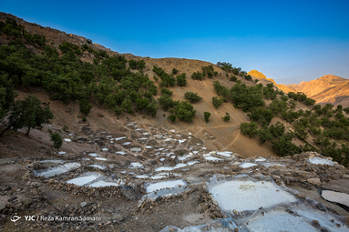 چشمه نمک روستای سرآقاسید