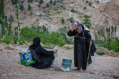 چشمه نمک روستای سرآقاسید