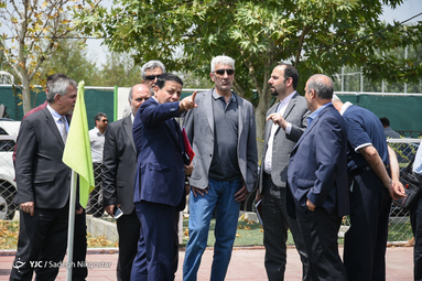 بازدید وزیر ورزش و جوانان عراق به همراه تاج رئیس فدراسیون فوتبال کشورمان از مرکز ملی فوتبال ایران
