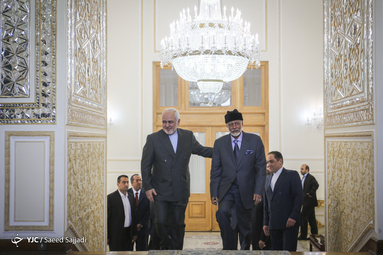 دیدار وزیر امور خارجه عمان با ظریف