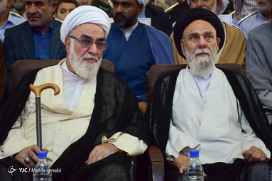 آیین نکوداشت آیت الله سیدیحیی جعفری امام جمعه سابق کرمان یا حضور سردار قاسم سلیمانی