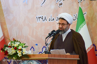 آیین نکوداشت آیت الله سیدیحیی جعفری امام جمعه سابق کرمان یا حضور سردار قاسم سلیمانی