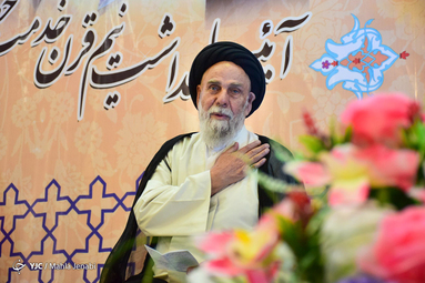 آیین نکوداشت آیت الله سیدیحیی جعفری امام جمعه سابق کرمان یا حضور سردار قاسم سلیمانی