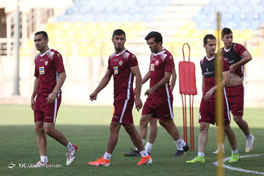 تمرین تیم فوتبال پرسپولیس