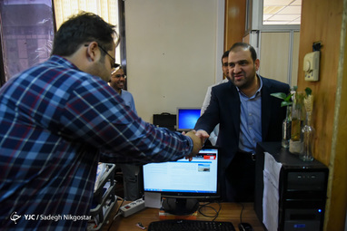 بازدید سید محسن حکیم از باشگاه خبرنگاران جوان