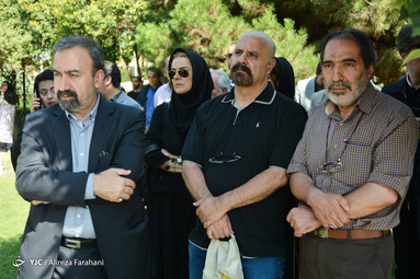 مراسم تشییع پیکر مرحوم حسین آهی