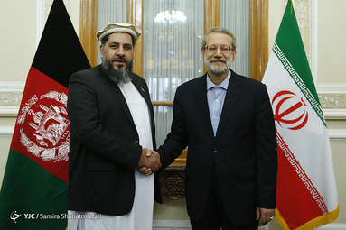دیدار رییس مجلس افغانستان با علی لاریجانی