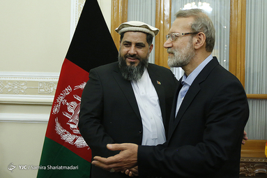 دیدار رییس مجلس افغانستان با علی لاریجانی