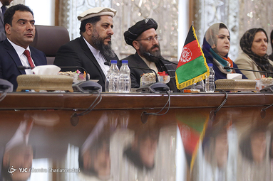 دیدار رییس مجلس افغانستان با علی لاریجانی