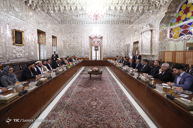 دیدار رییس مجلس افغانستان با علی لاریجانی