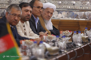 دیدار رییس مجلس افغانستان با علی لاریجانی