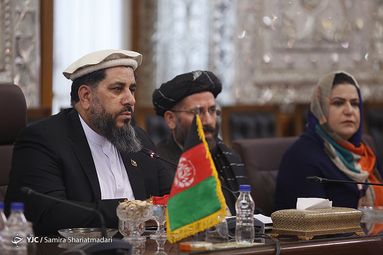 دیدار رییس مجلس افغانستان با علی لاریجانی