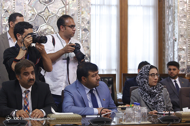 دیدار رییس مجلس افغانستان با علی لاریجانی