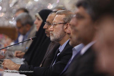 دیدار رییس مجلس افغانستان با علی لاریجانی