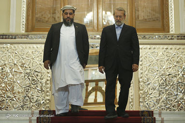 دیدار رییس مجلس افغانستان با علی لاریجانی