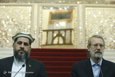 دیدار رییس مجلس افغانستان با علی لاریجانی
