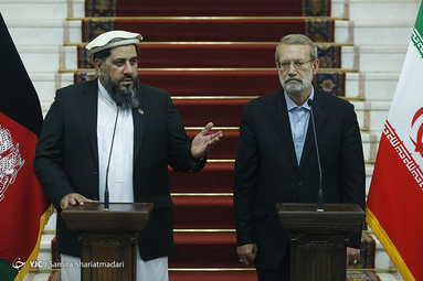 دیدار رییس مجلس افغانستان با علی لاریجانی
