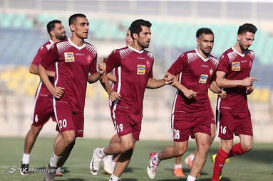 تمرین تیم فوتبال پرسپولیس