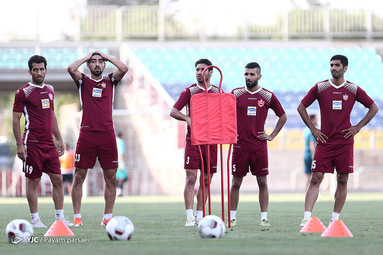 تمرین تیم فوتبال پرسپولیس