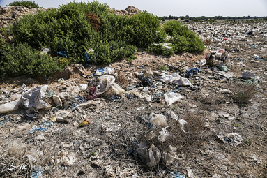 انباشت زباله در منطقه میشداغ