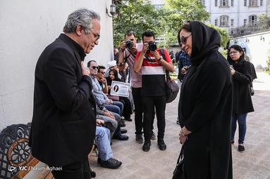 تشییع پیکر مرحوم سیدکمال طباطبایی در خانه سینما