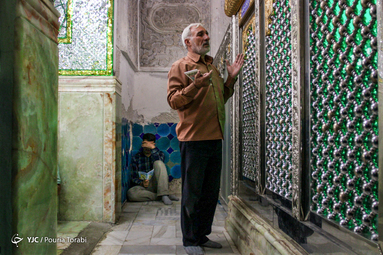 مراسم پرفیض دعای عرفه در مقبره قیدار نبی در شهرستان خدابنده استان زنجان