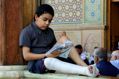 مراسم پرفیض دعای عرفه در حرم احمد این موسی (ع) شیراز
