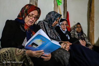 مراسم پرفیض دعای عرفه در مسجد دهکده جهان نما در گلستان