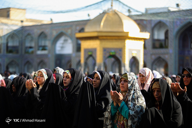 نماز عید سعید قریان در حرم مطهر رضوی